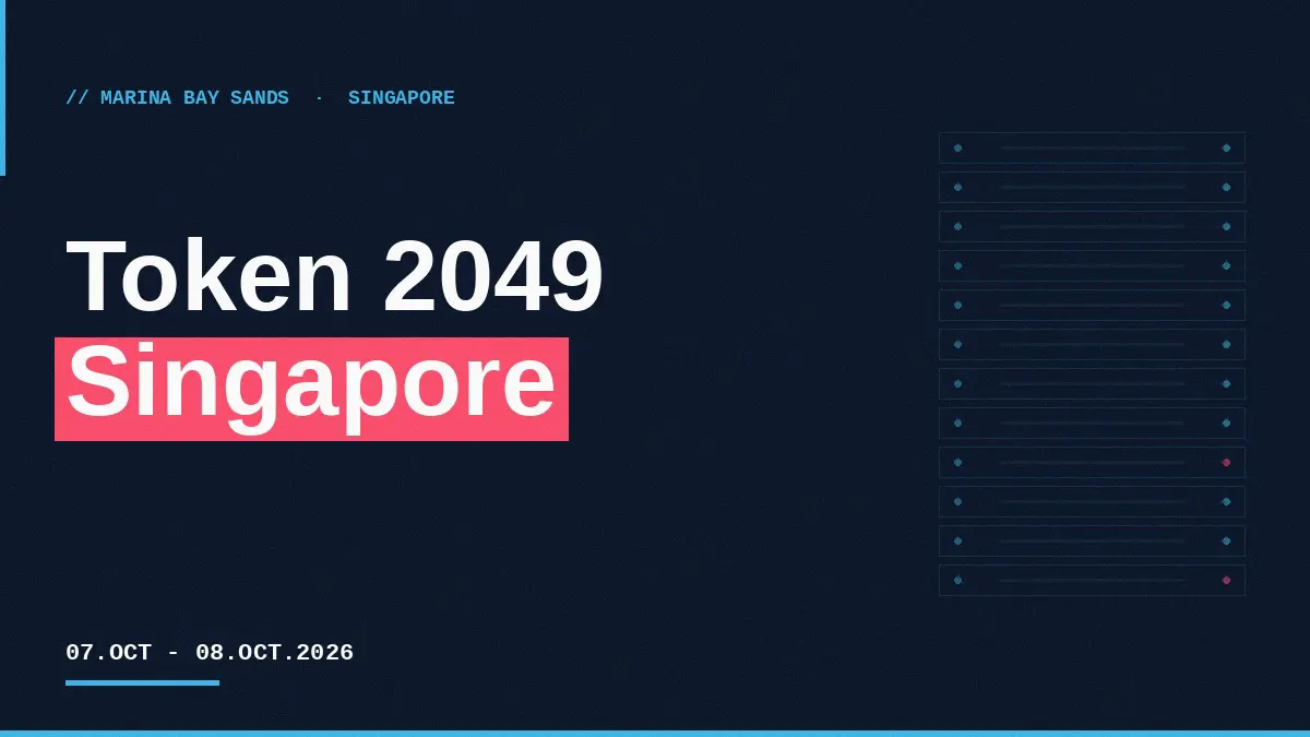 Token 2049 Singapore 2026: Bare Metal for the Asia Web3 Window